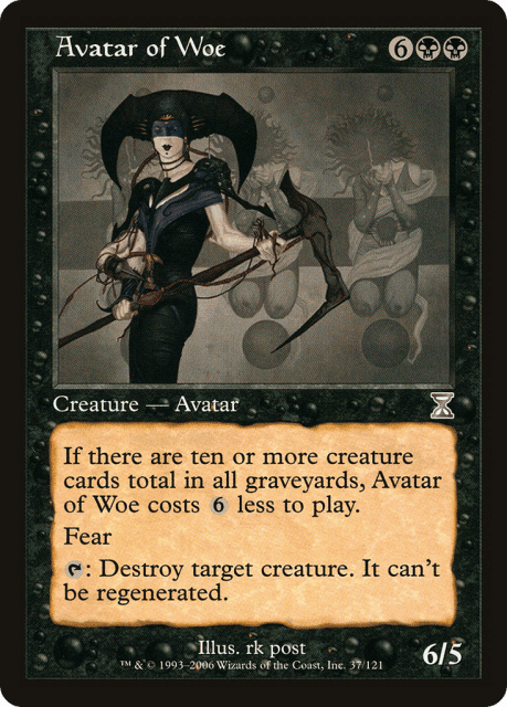 Avatar of Woe (37) — Time Spiral Timeshifted