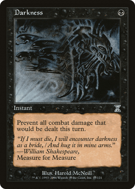 Darkness (40) — Time Spiral Timeshifted