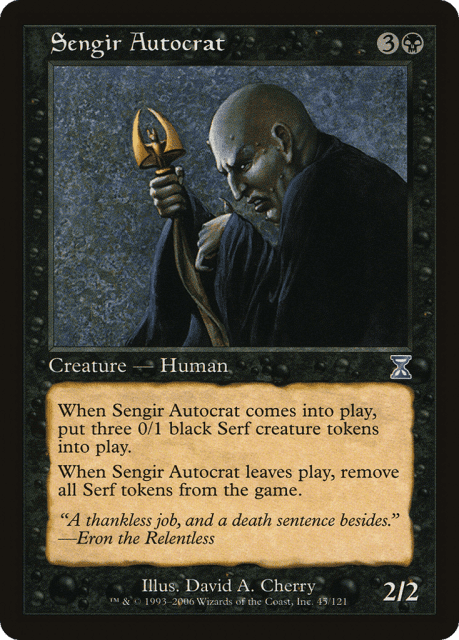 Sengir Autocrat (45) — Time Spiral Timeshifted