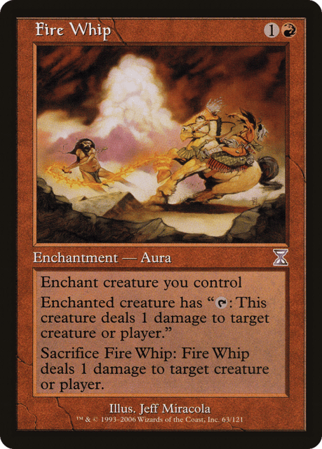 Fire Whip (63) — Time Spiral Timeshifted