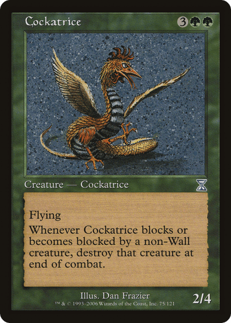 Cockatrice (75) — Time Spiral Timeshifted