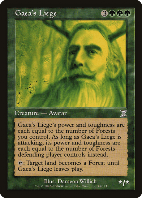 Gaea's Liege (78) — Time Spiral Timeshifted