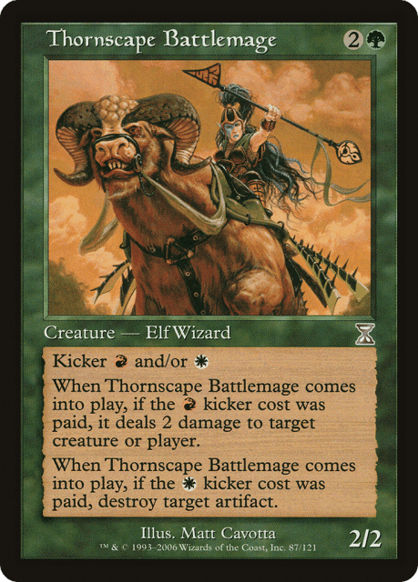 Thornscape Battlemage (87) — Time Spiral Timeshifted