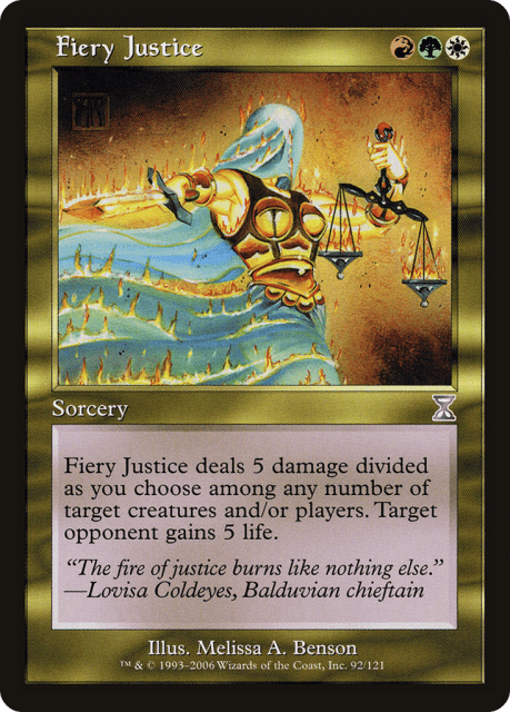 Fiery Justice (92) — Time Spiral Timeshifted
