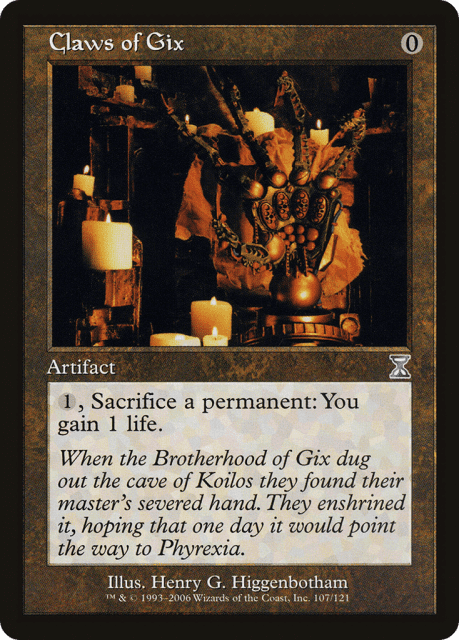 Claws of Gix (107) — Time Spiral Timeshifted