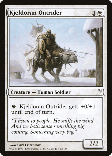 Kjeldoran Outrider (12) — Coldsnap