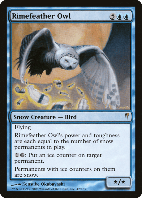 Rimefeather Owl (42) — Coldsnap