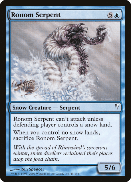 Ronom Serpent (45) — Coldsnap