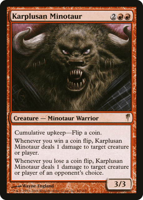 Karplusan Minotaur (86) — Coldsnap