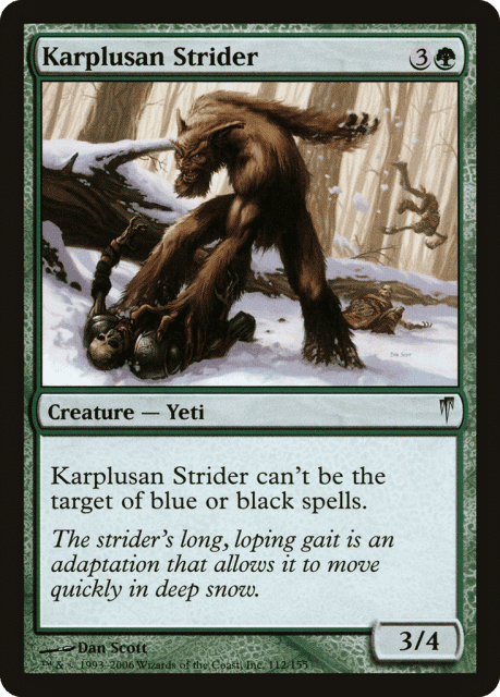 Karplusan Strider (112) — Coldsnap