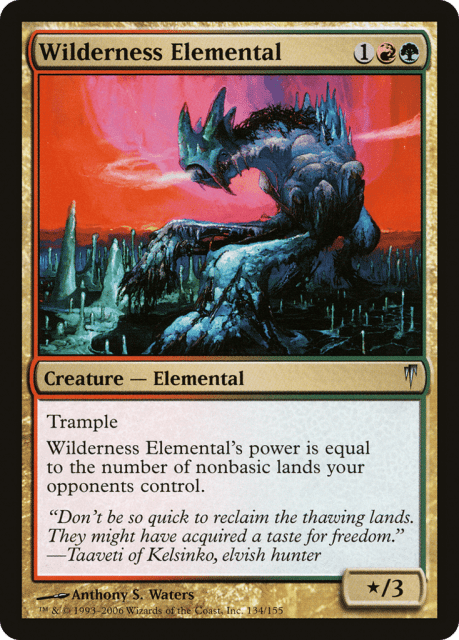 Wilderness Elemental (134) — Coldsnap