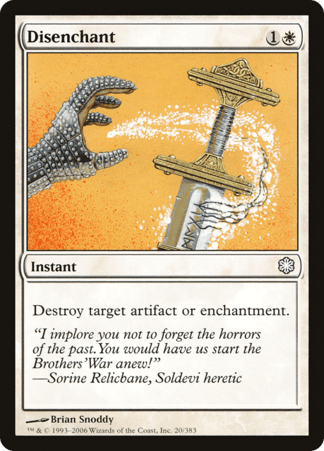 Disenchant (20) — Coldsnap Theme Decks