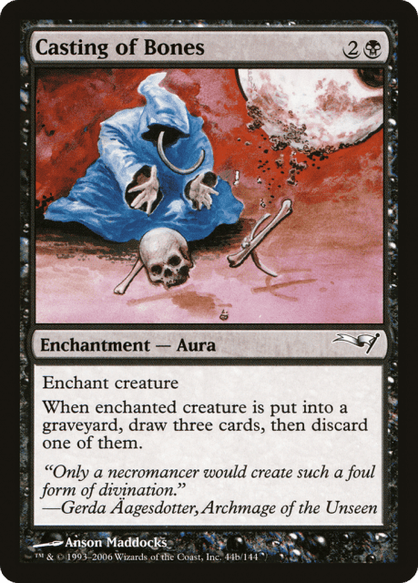 Casting of Bones (44b) — Coldsnap Theme Decks