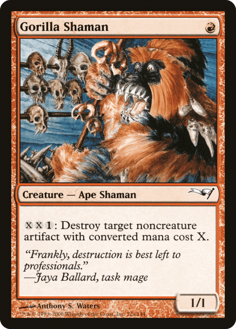 Gorilla Shaman (72a) — Coldsnap Theme Decks