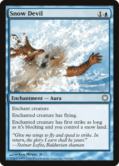 Snow Devil (100) — Coldsnap Theme Decks