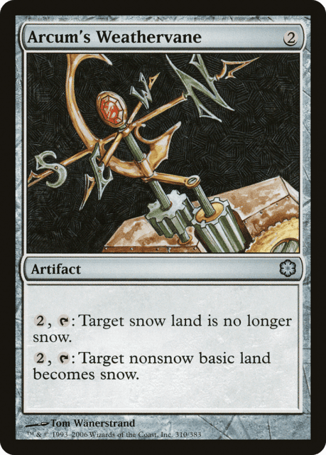 Arcum's Weathervane (310) — Coldsnap Theme Decks