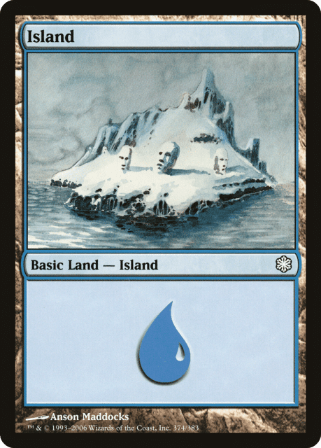 Island (374) — Coldsnap Theme Decks