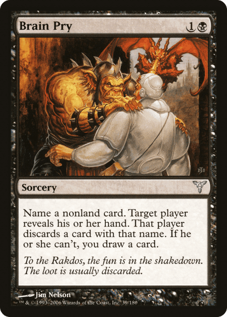 Brain Pry (39) — Dissension