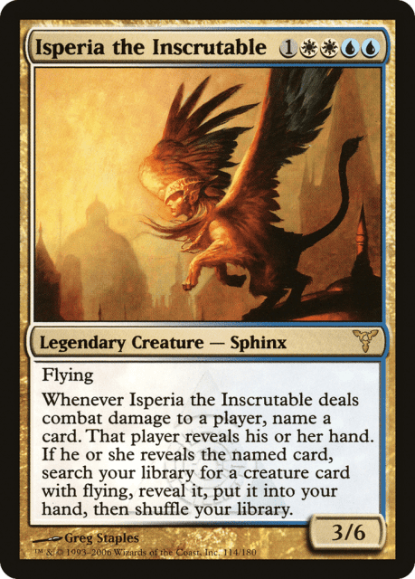 Isperia the Inscrutable (114) — Dissension
