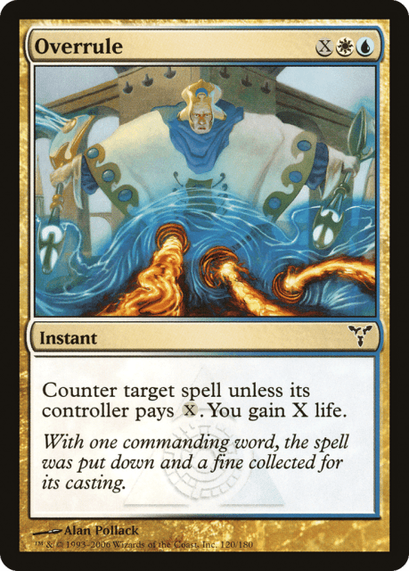 Overrule (120) — Dissension