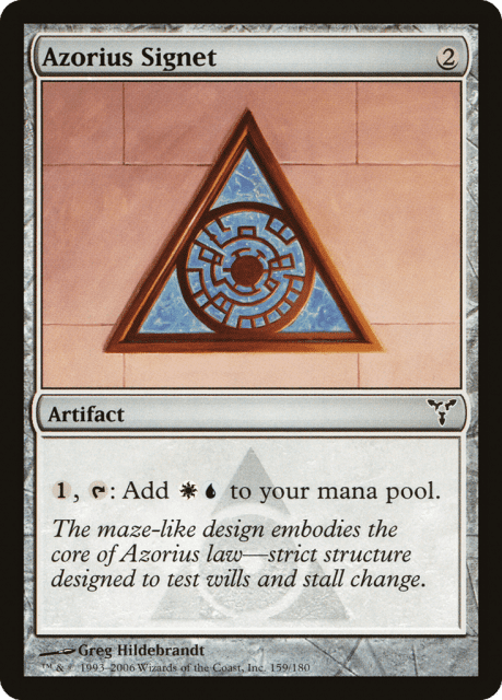 Azorius Signet (159) — Dissension