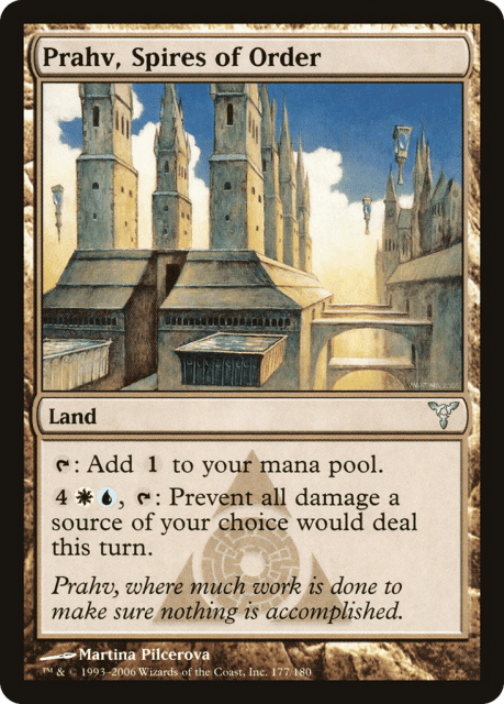 Prahv, Spires of Order (177) — Dissension