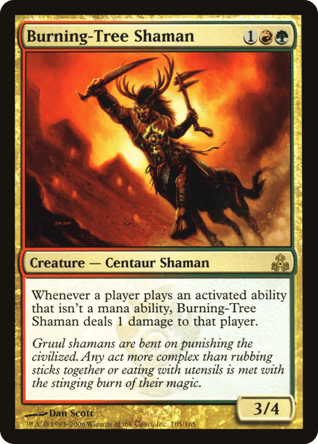 Burning-Tree Shaman (105) — Guildpact