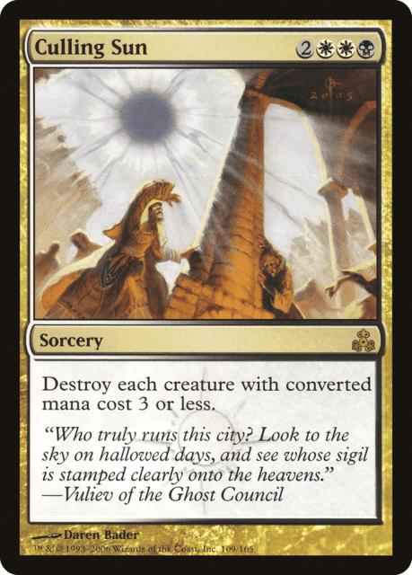 Culling Sun (109) — Guildpact