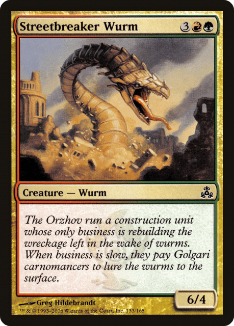 Streetbreaker Wurm (133) — Guildpact