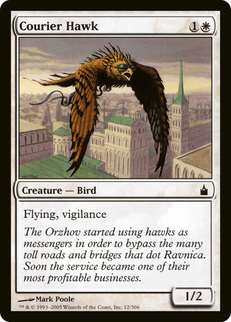 Courier Hawk (12) — Ravnica: City of Guilds