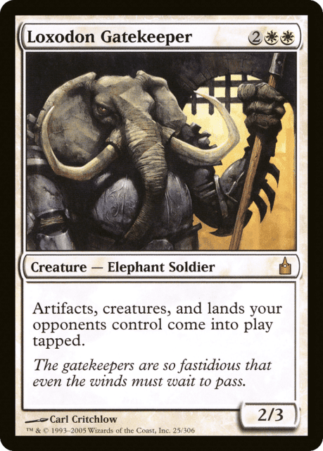 Loxodon Gatekeeper (25) — Ravnica: City of Guilds