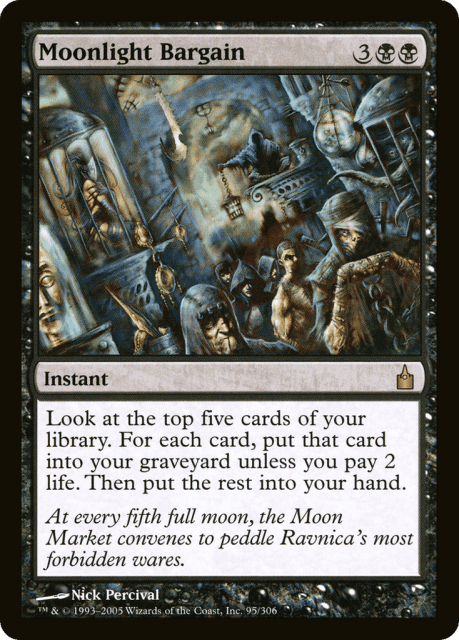 Moonlight Bargain (95) — Ravnica: City of Guilds