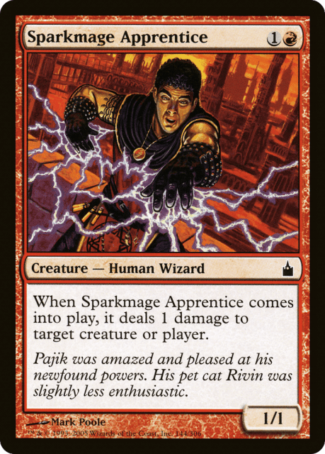 Sparkmage Apprentice (144) — Ravnica: City of Guilds