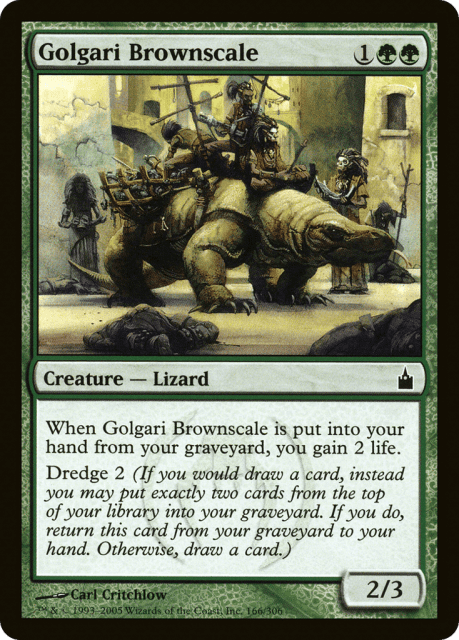 Golgari Brownscale (166) — Ravnica: City of Guilds