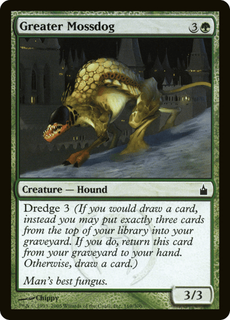 Greater Mossdog (169) — Ravnica: City of Guilds