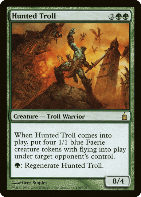 Hunted Troll (170) — Ravnica: City of Guilds