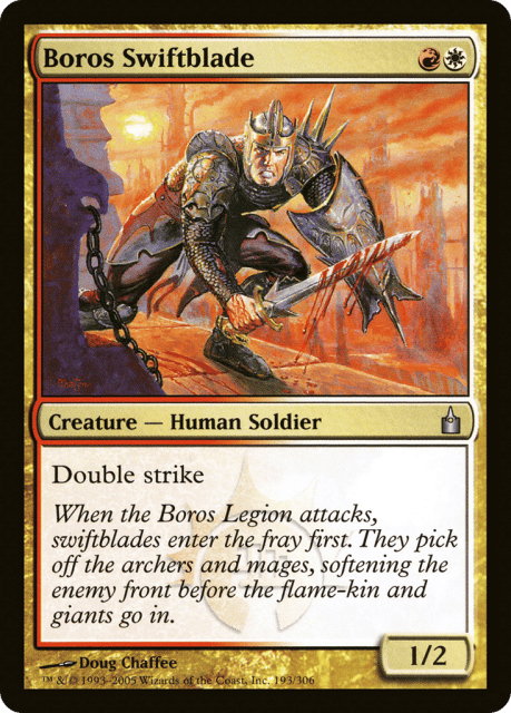 Boros Swiftblade (193) — Ravnica: City of Guilds