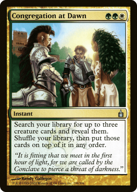 Congregation at Dawn (198) — Ravnica: City of Guilds