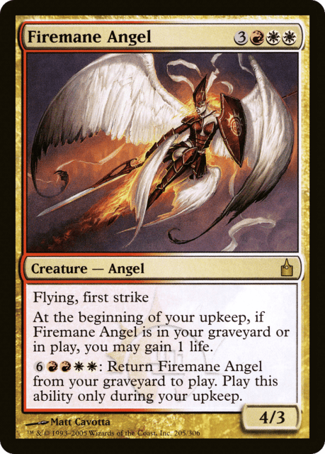 Firemane Angel (205) — Ravnica: City of Guilds