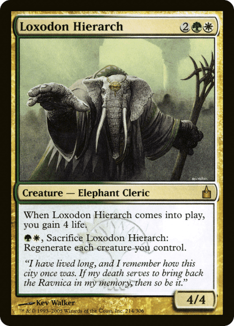 Loxodon Hierarch (214) — Ravnica: City of Guilds
