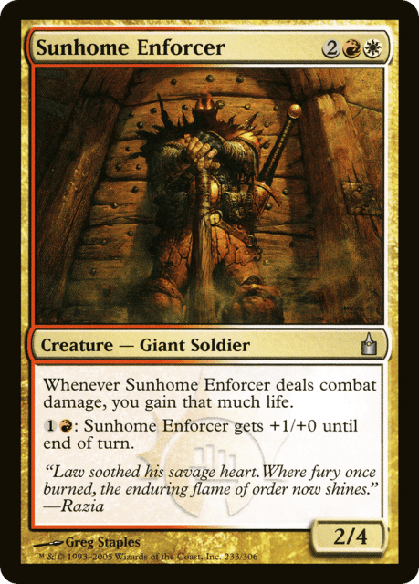 Sunhome Enforcer (233) — Ravnica: City of Guilds