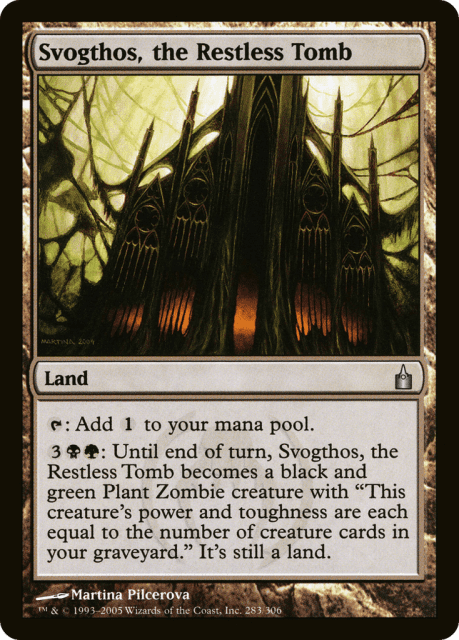Svogthos, the Restless Tomb (283) — Ravnica: City of Guilds