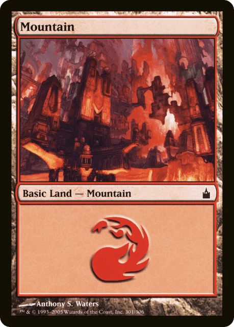 Mountain (301) — Ravnica: City of Guilds