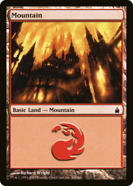Mountain (302) — Ravnica: City of Guilds