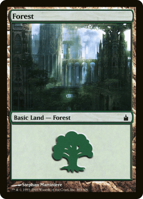 Forest (303) — Ravnica: City of Guilds