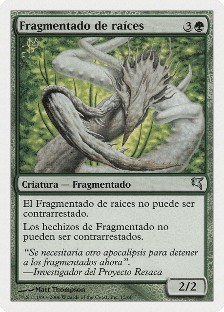 Root Sliver (D15) — Salvat 2005