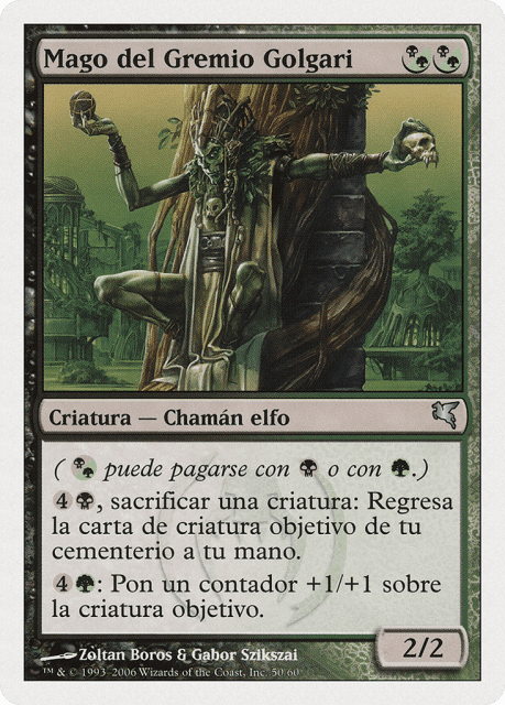 Golgari Guildmage (B50) — Salvat 2005