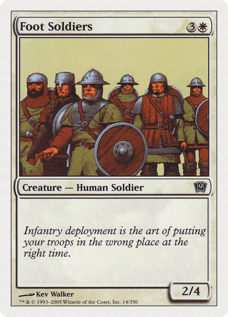 Foot Soldiers (14) — Ninth Edition