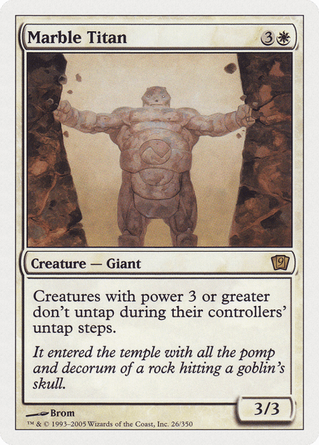 Marble Titan (26) — Ninth Edition