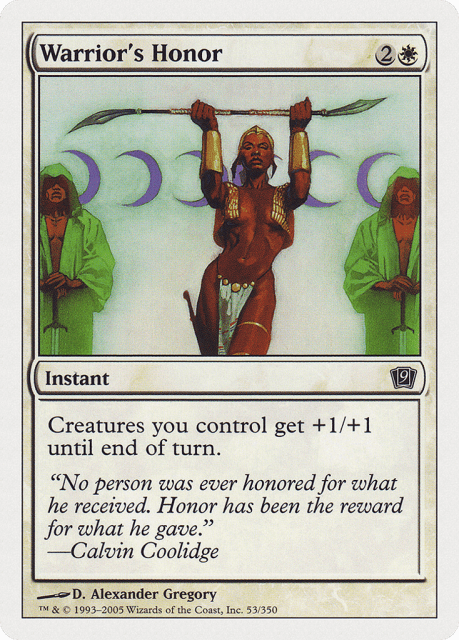 Warrior's Honor (53) — Ninth Edition